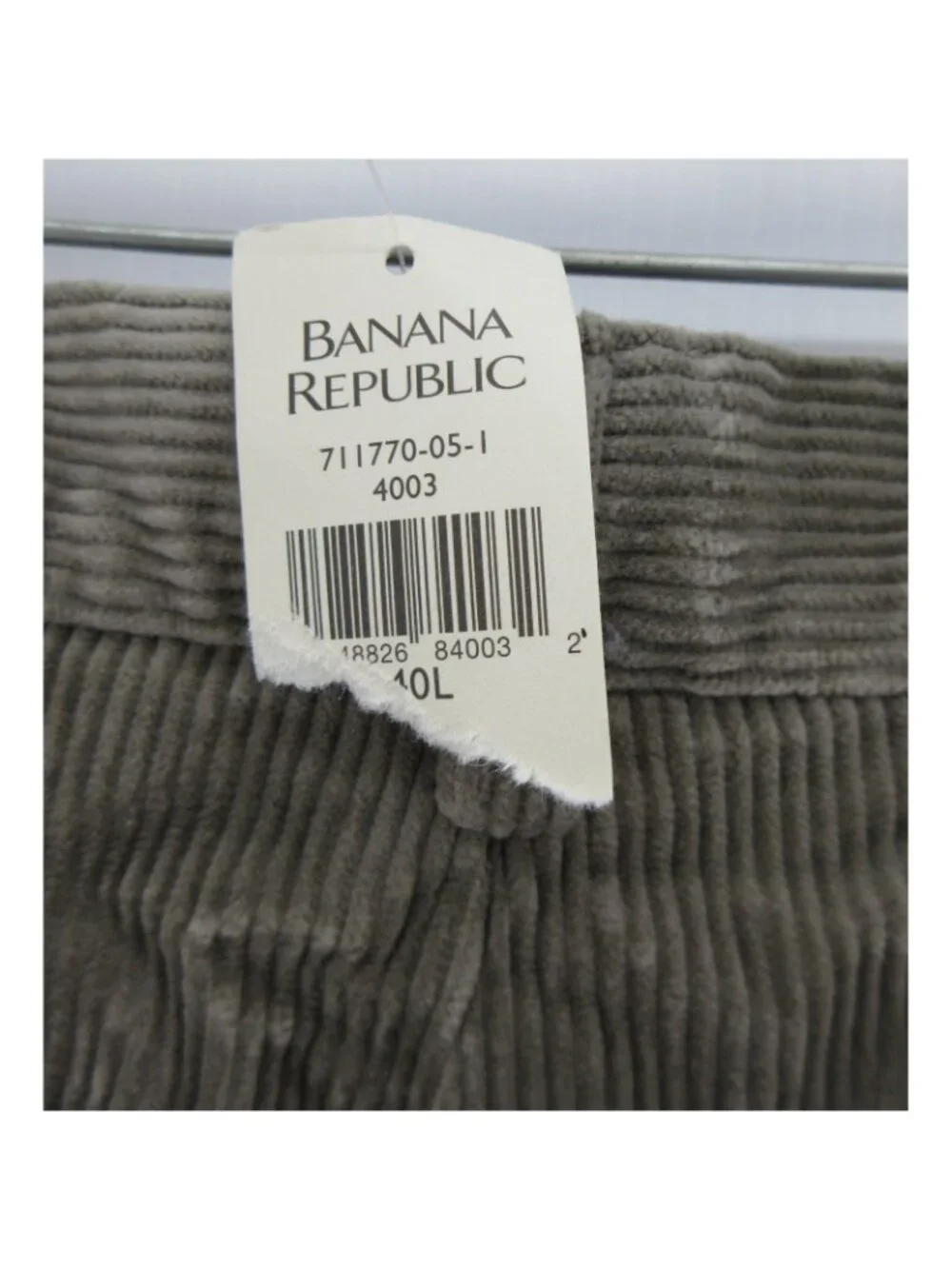 VTG Banana Republic Pants 40 L Smithfield Corduroy Relaxed Pleated NEW